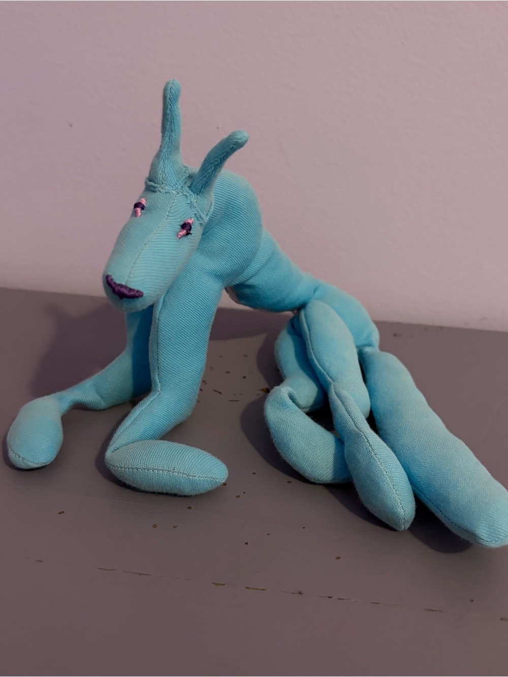 🐺Wolf🐺 10” PLUSH Handmade BLUE Dog CUSTOM Collectible